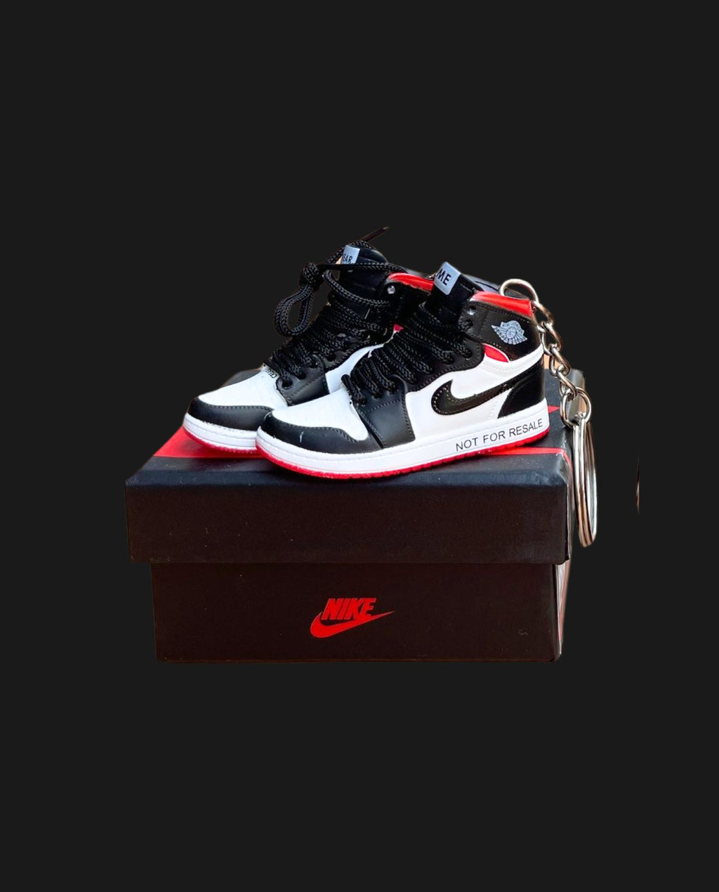 Air Jordan 1 "Not For Resale" Varsity Red Sneaker Keychain