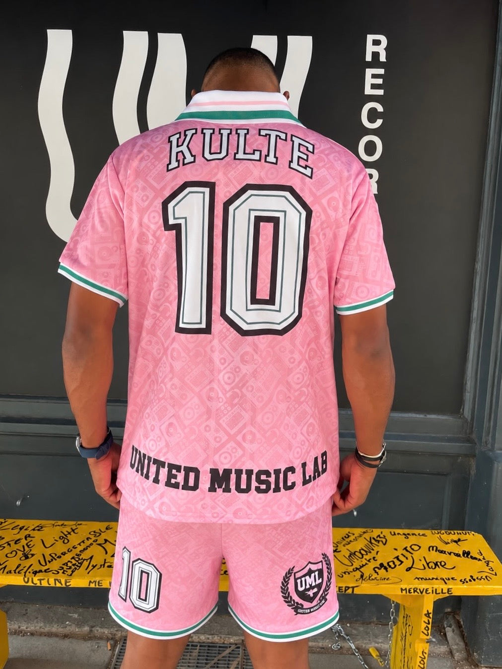 Maillot de Foot Rose Kulte x UML RECORDS