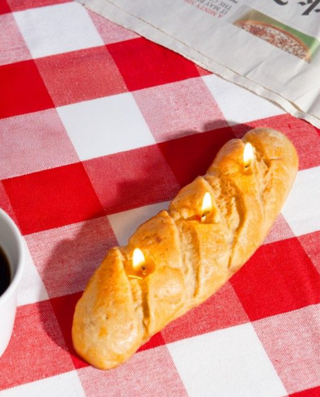 Bougie parfumée Baguette de pain