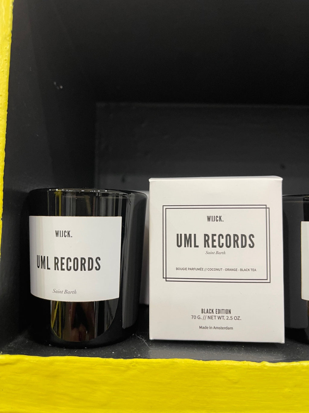 Uml Records small scented candle