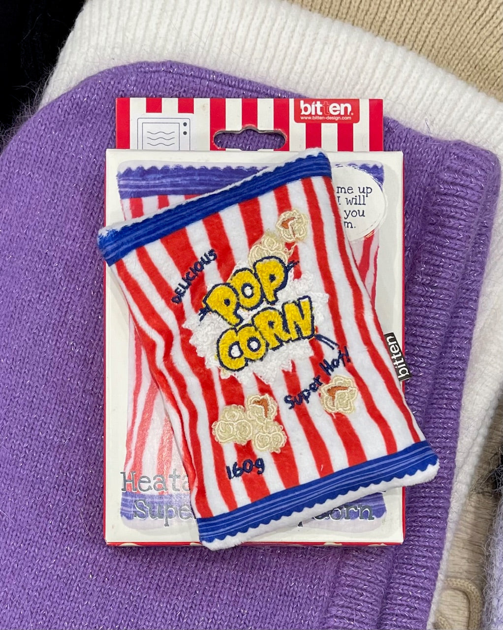 Bouillotte sachet Pop Corn