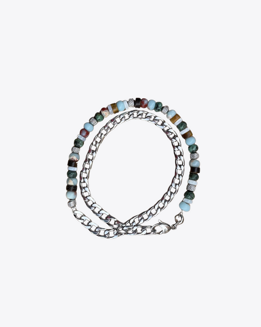 Bracelet Saint Barth pierres naturelles