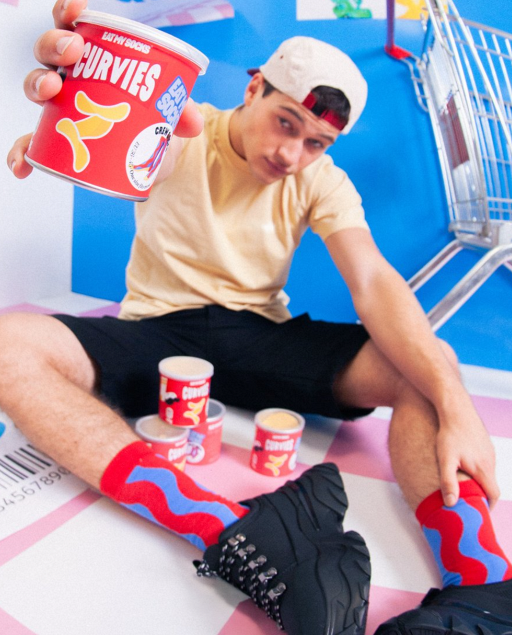 Chaussettes Curvies chips Eat My Socks