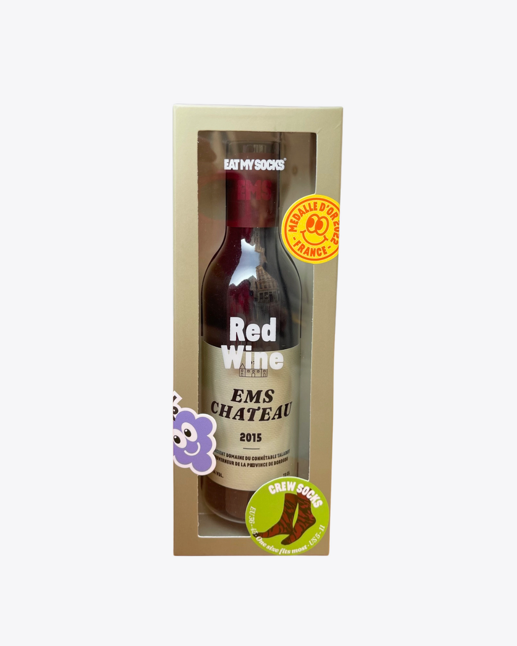 Eat My Socks Wine Red Socks