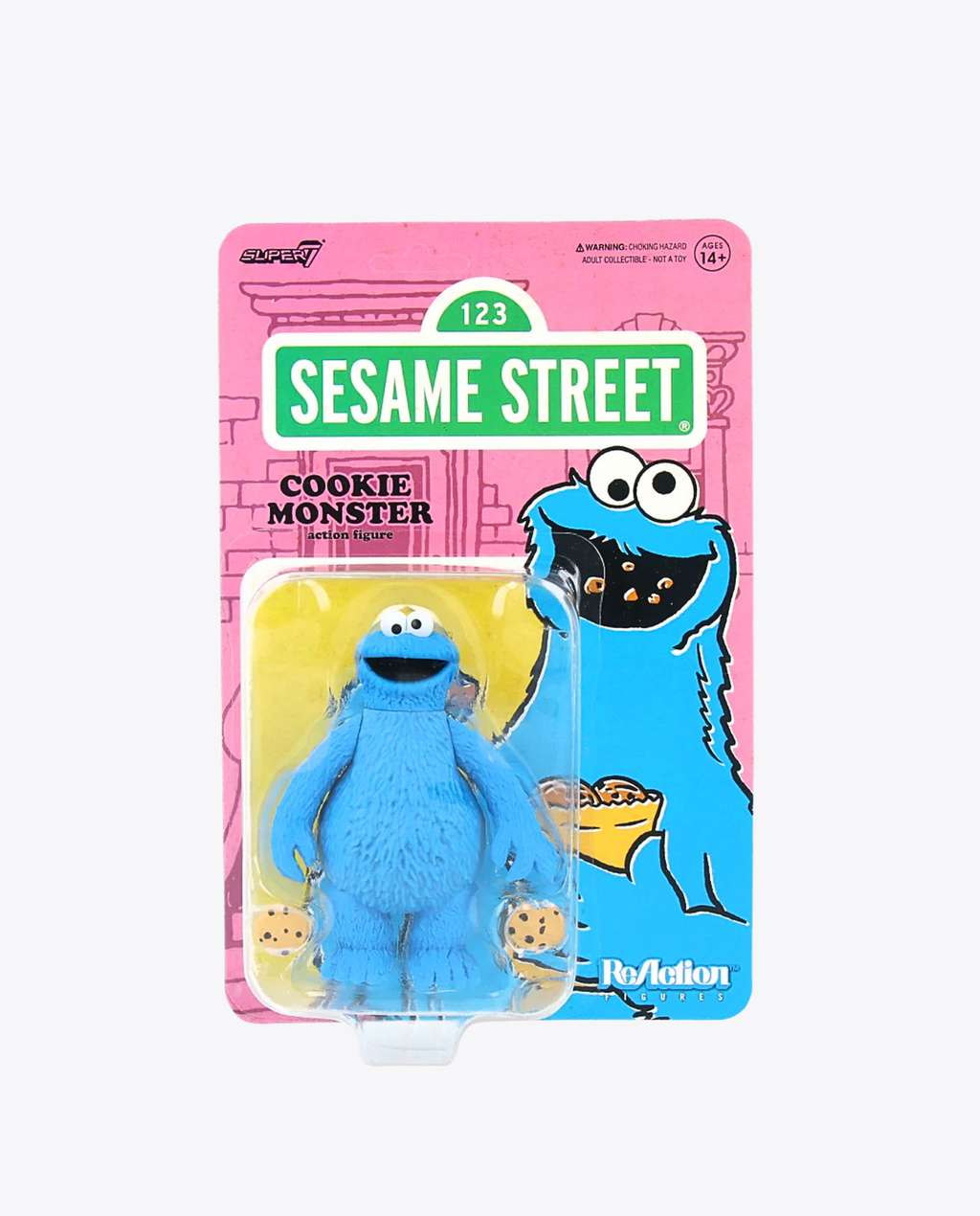 Figurine ReAction Cookie Monster – Sesame Street