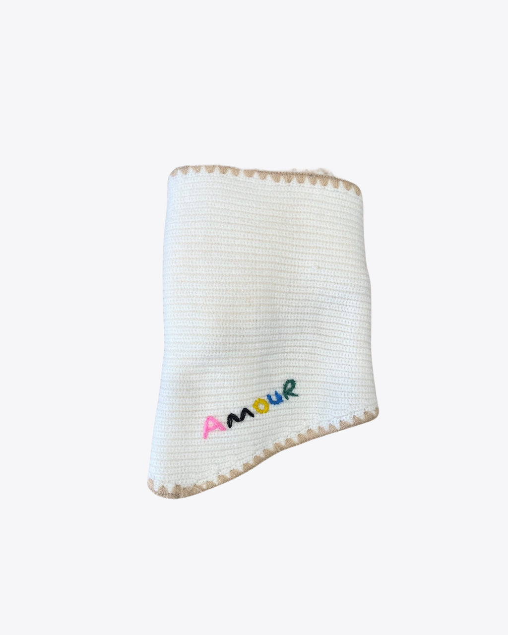 Foulard Amour brodé - 6 couleurs