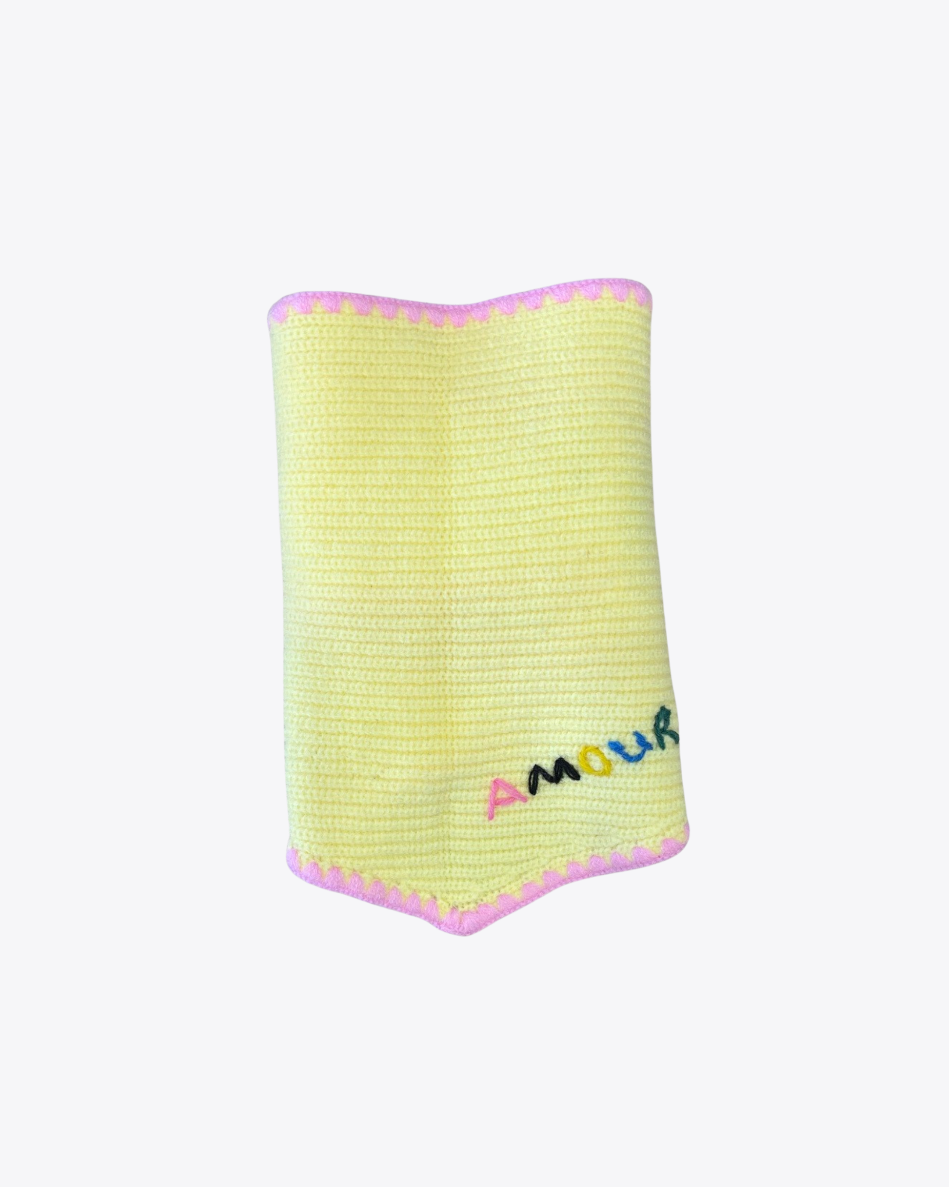 Foulard Amour brodé - 6 couleurs