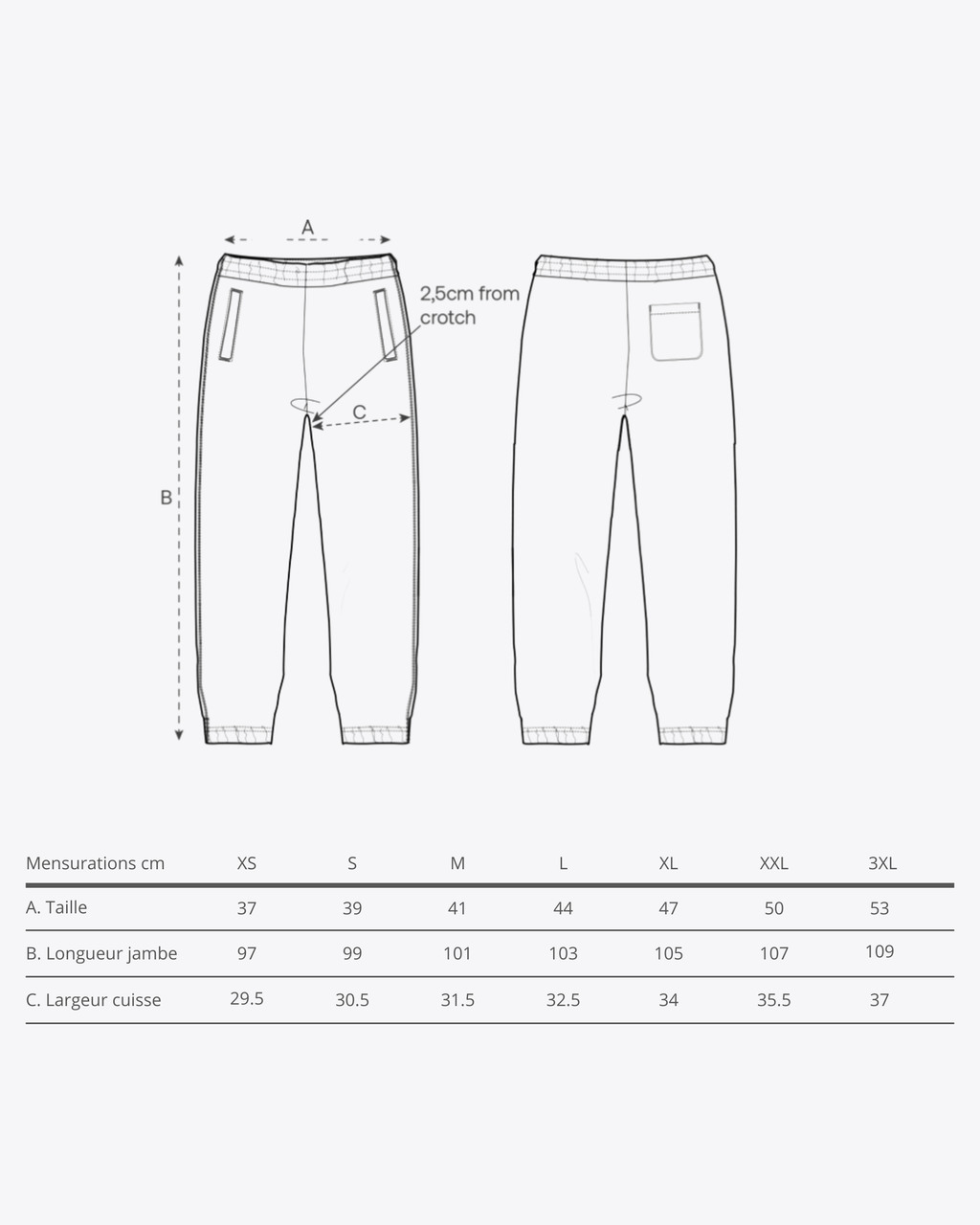 Pantalon Jogging UML RECORDS bleu