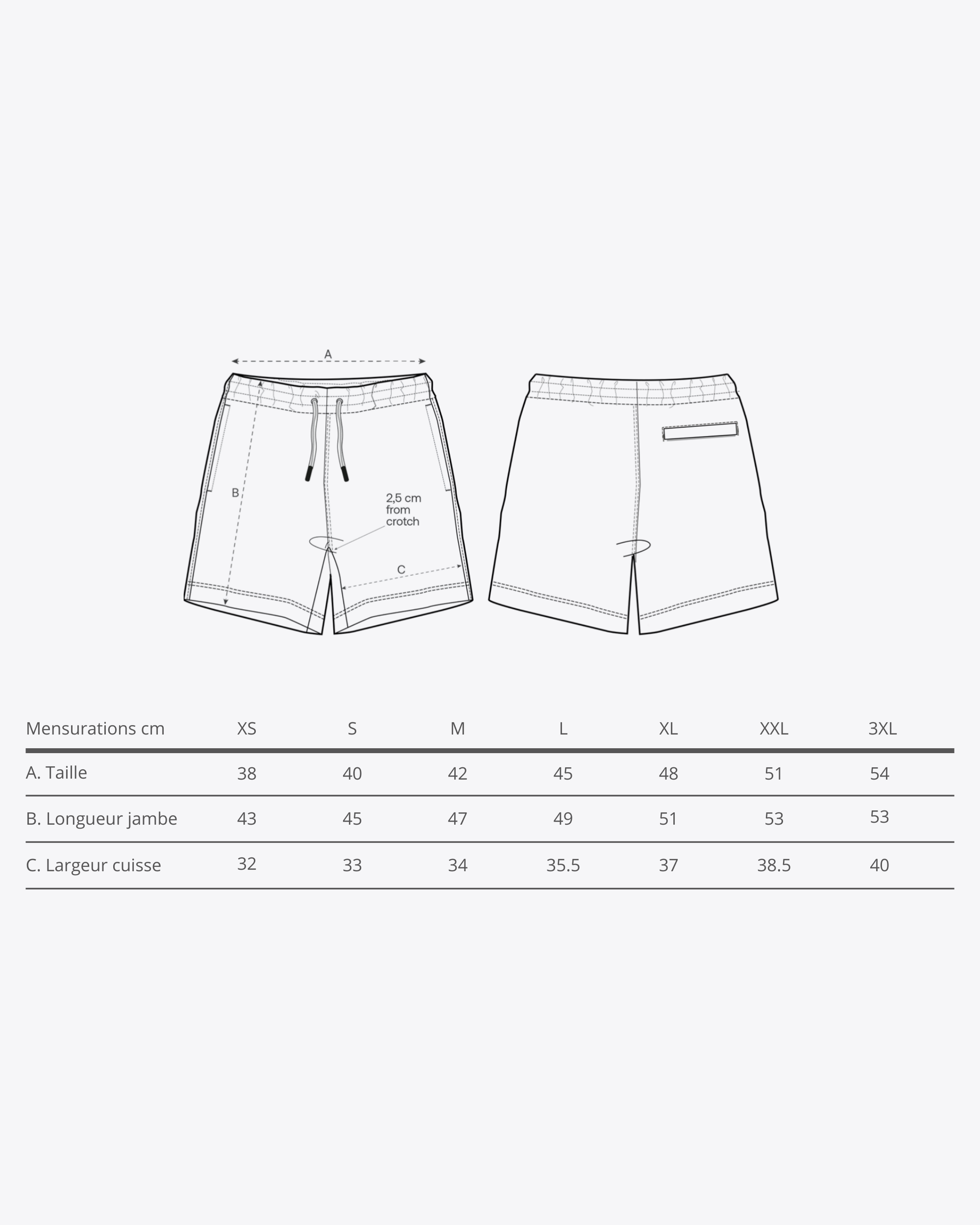 Short UML RECORDS bleu