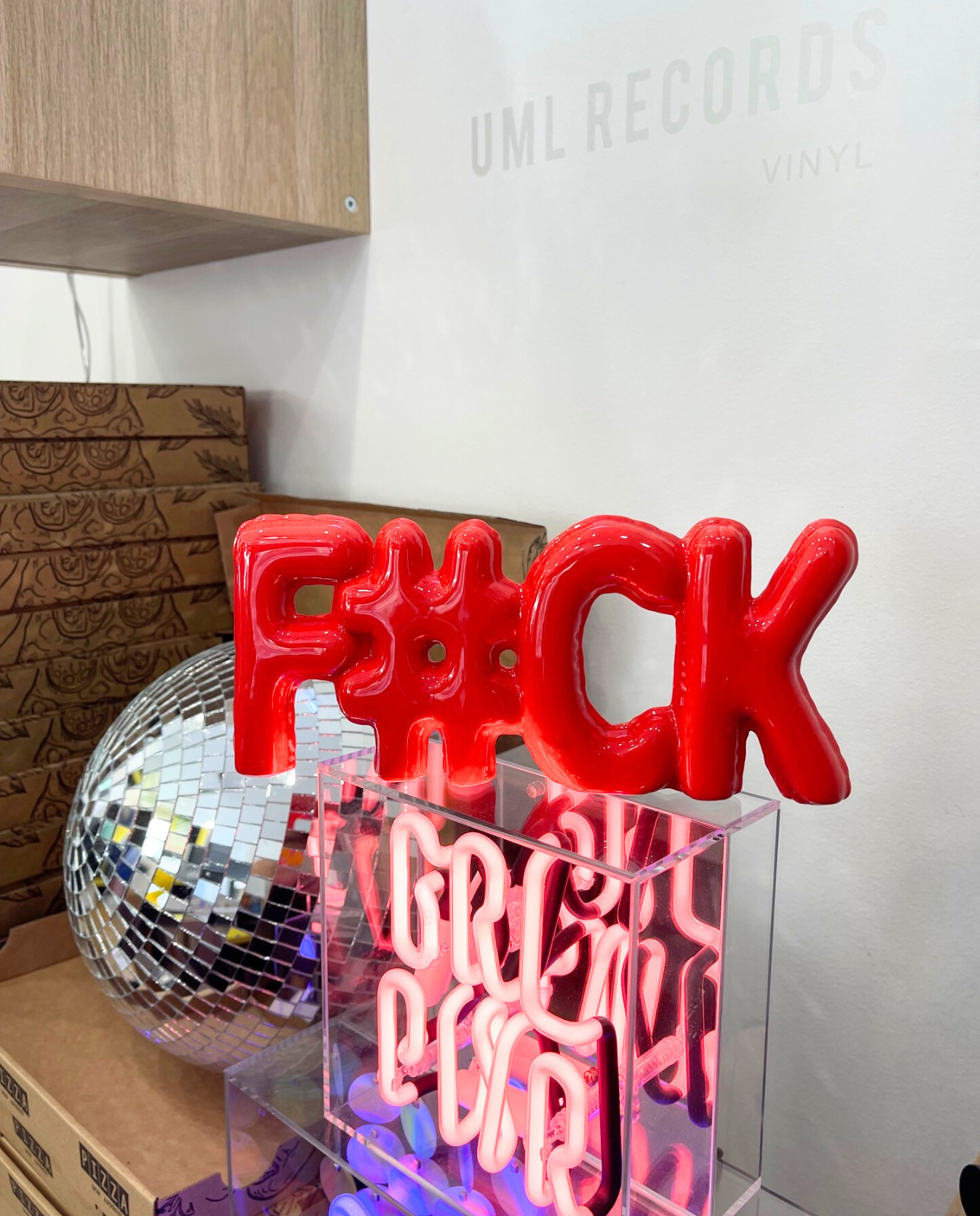 Lettres décoratives F#CK