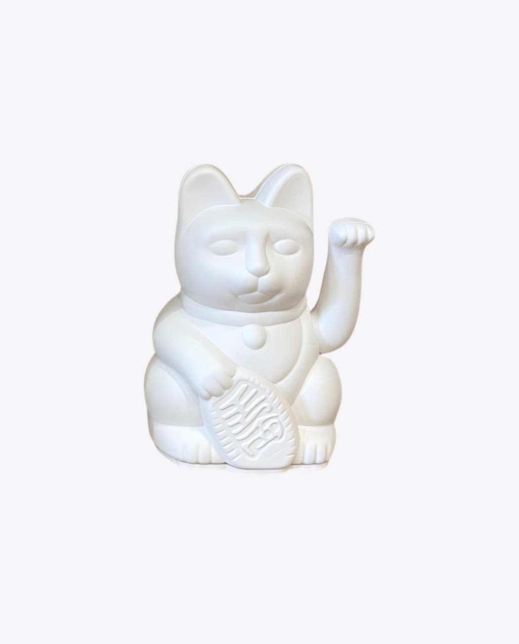 Maneki Neko blanc Paix existe en 2 tailles medium et large