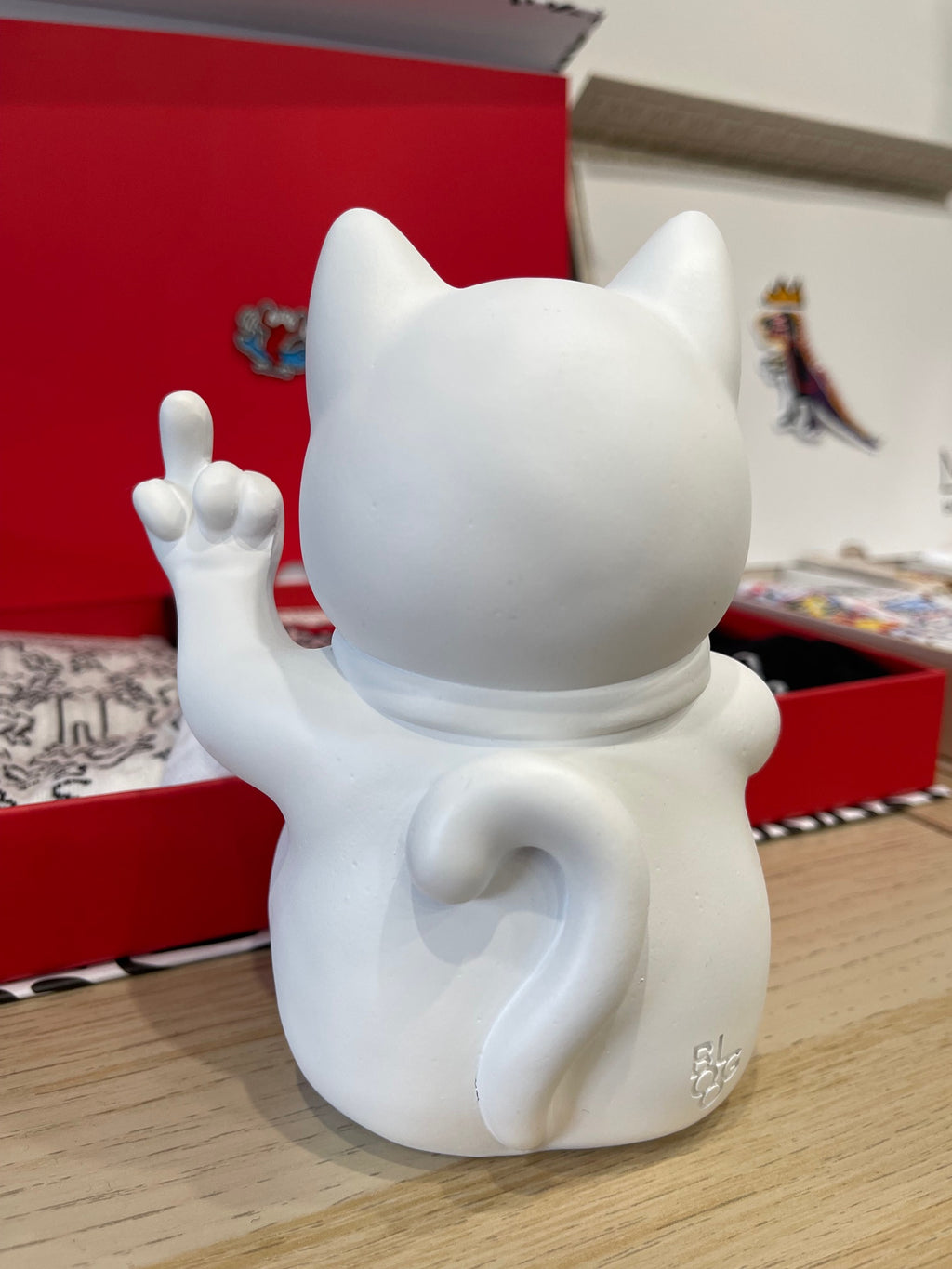 Statue Maneki Neko Lucky Fuck - 4 coloris