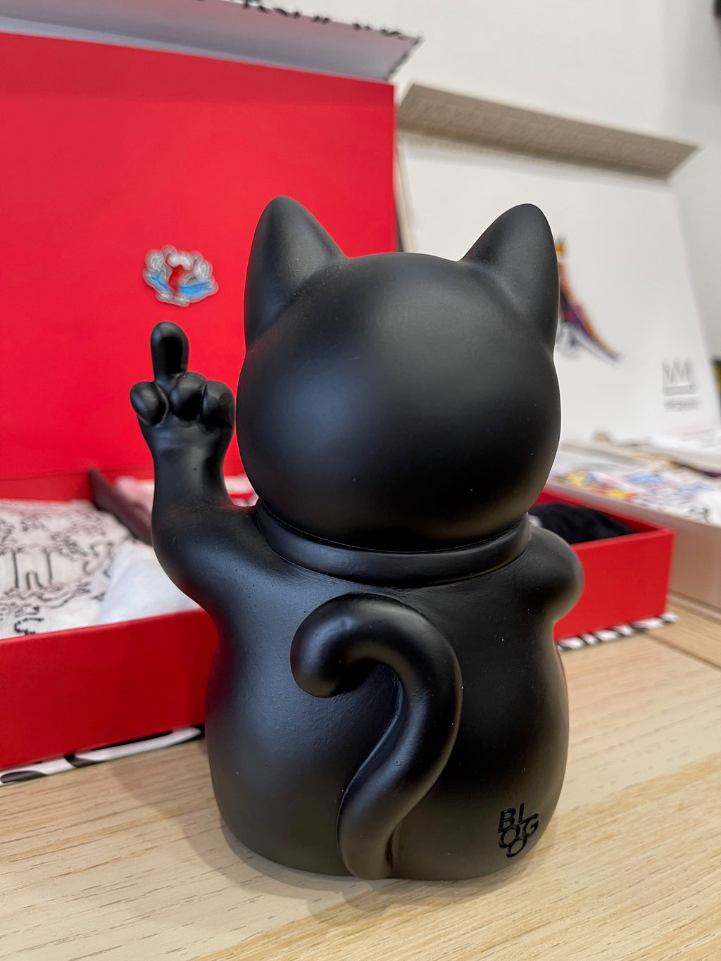 Statue Maneki Neko Lucky Fuck - 4 coloris