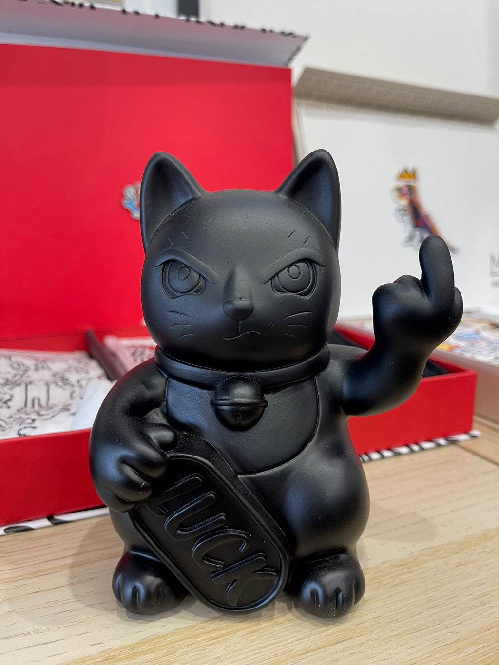Statue Maneki Neko Lucky Fuck - 4 coloris