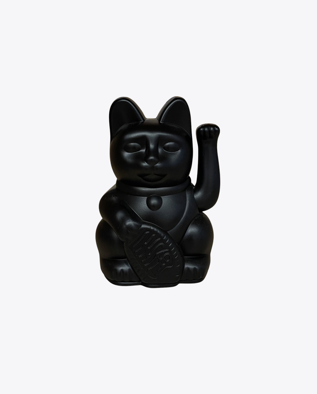 Maneki Neko noir Elégance existe en 2 tailles medium et large