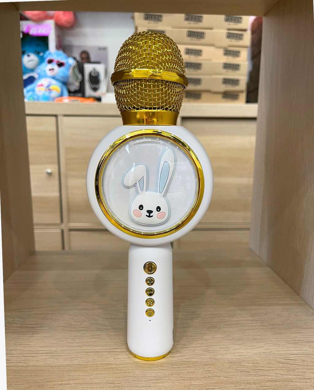 Micro karaoké Bluetooth design lapin