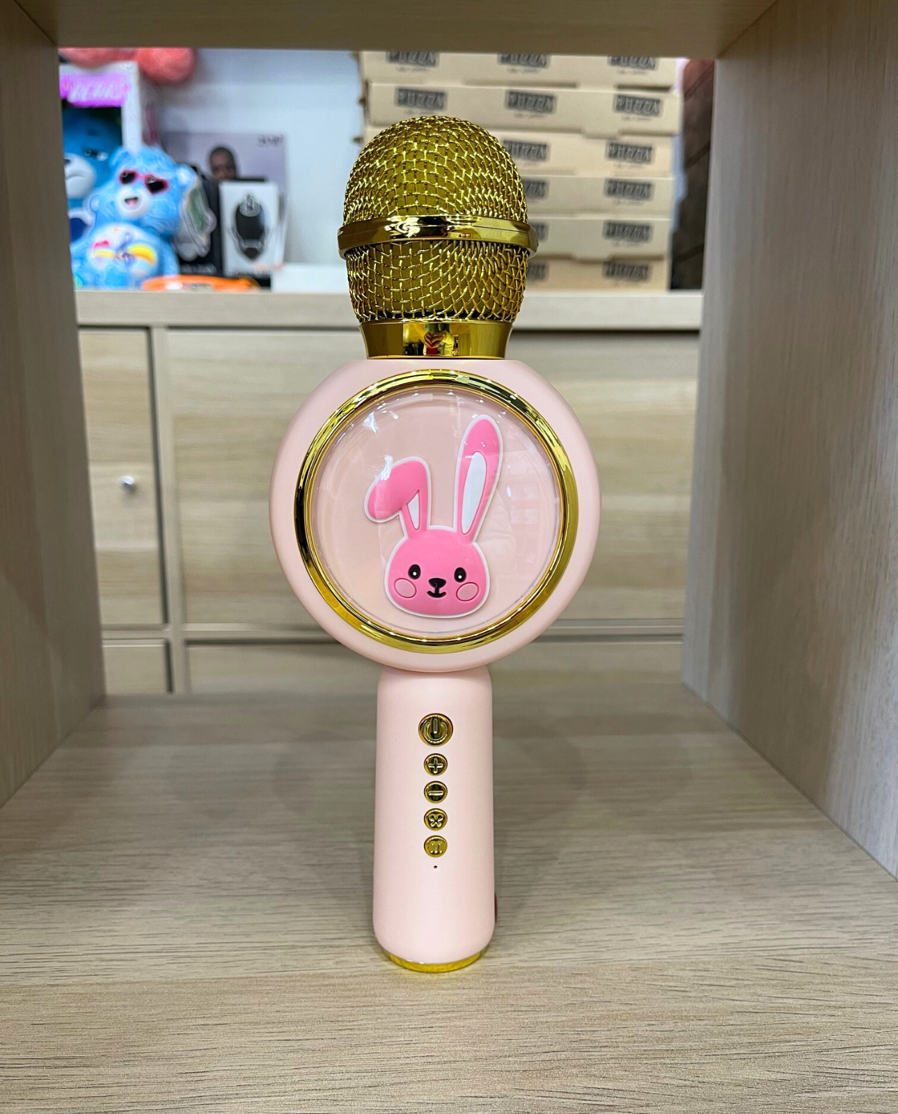 Micro karaoké Bluetooth design lapin