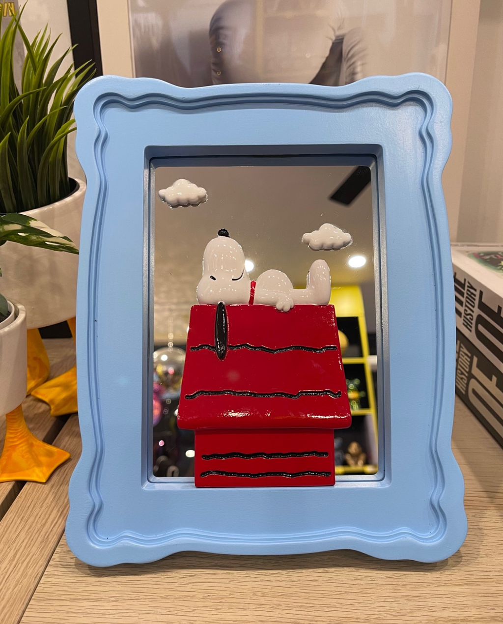 Tableau Miroir Snoopy niche
