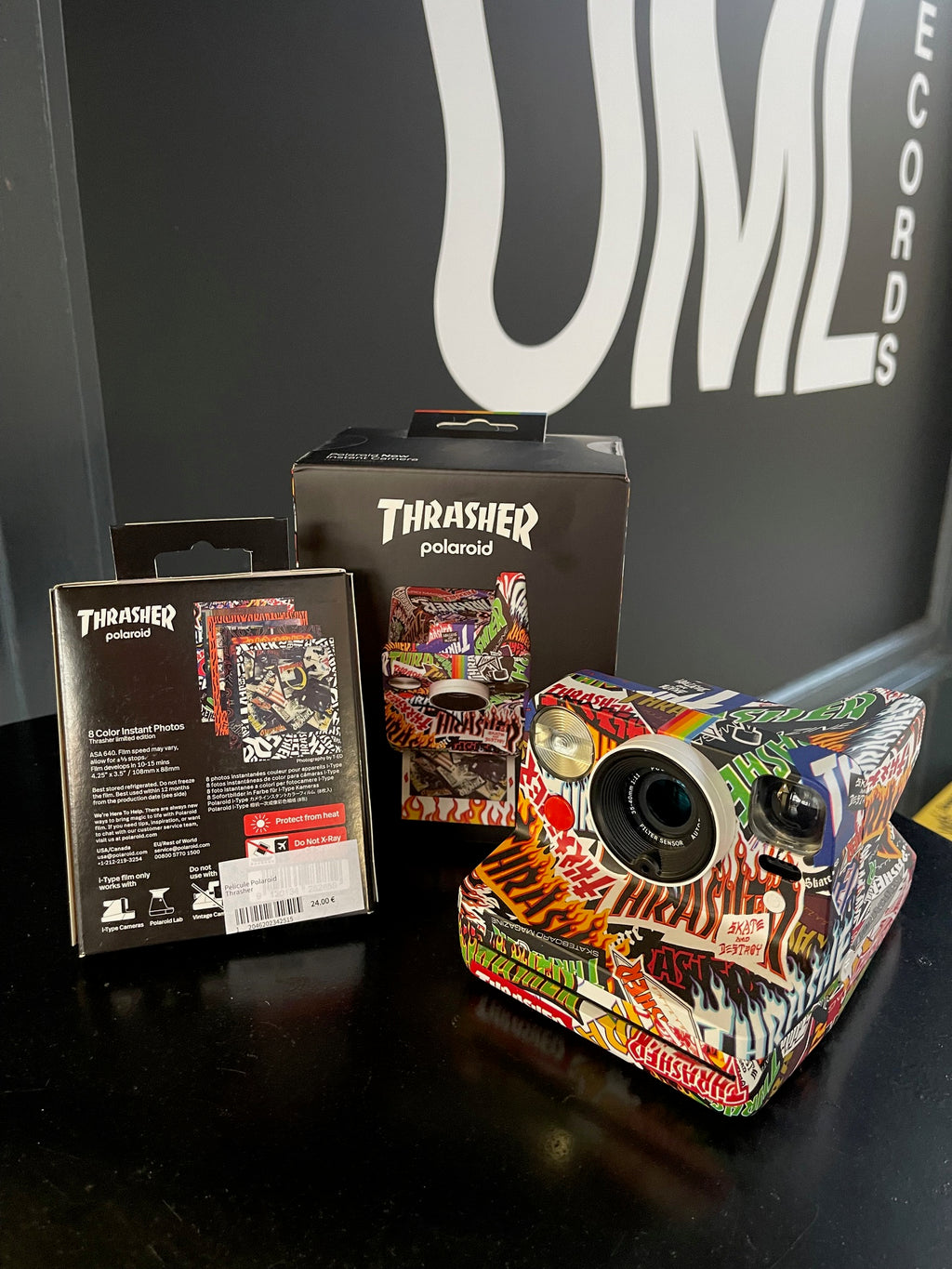 Pellicules Polaroid Édition Thrasher – Pack de 8 photos instantanées