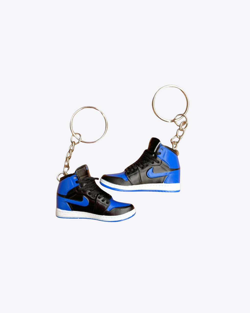 Jordan 1 High Black and Navy Blue Sneaker Keychain