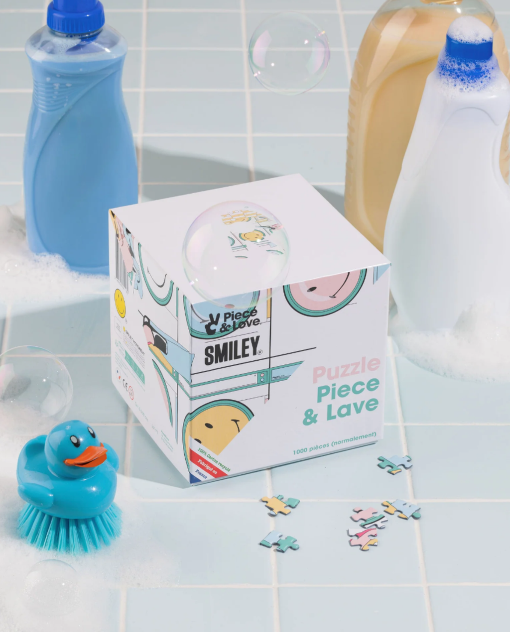 Puzzle PIECE AND LAVE SMILEY Piece and Love