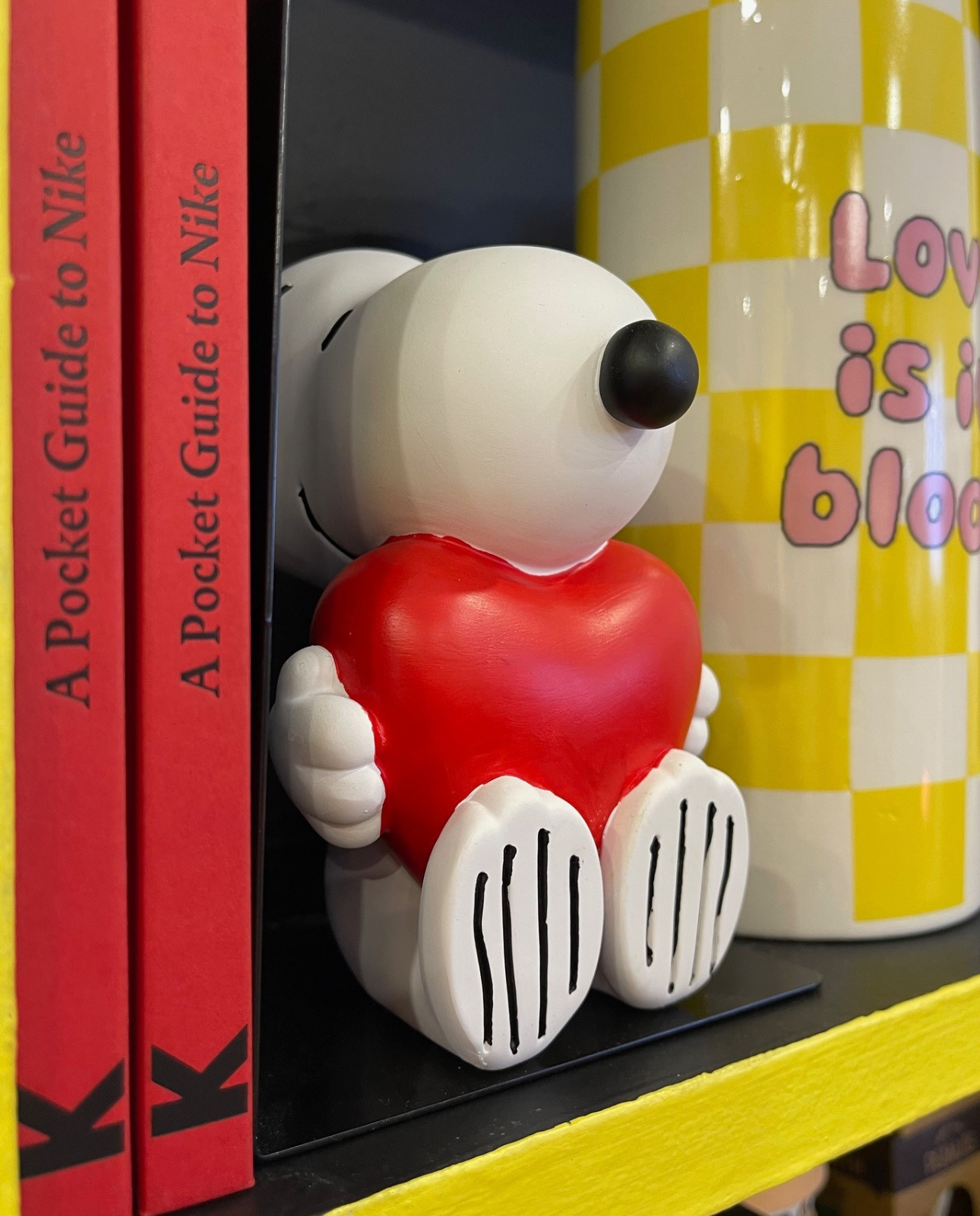 Serre-livre Snoopy Coeur