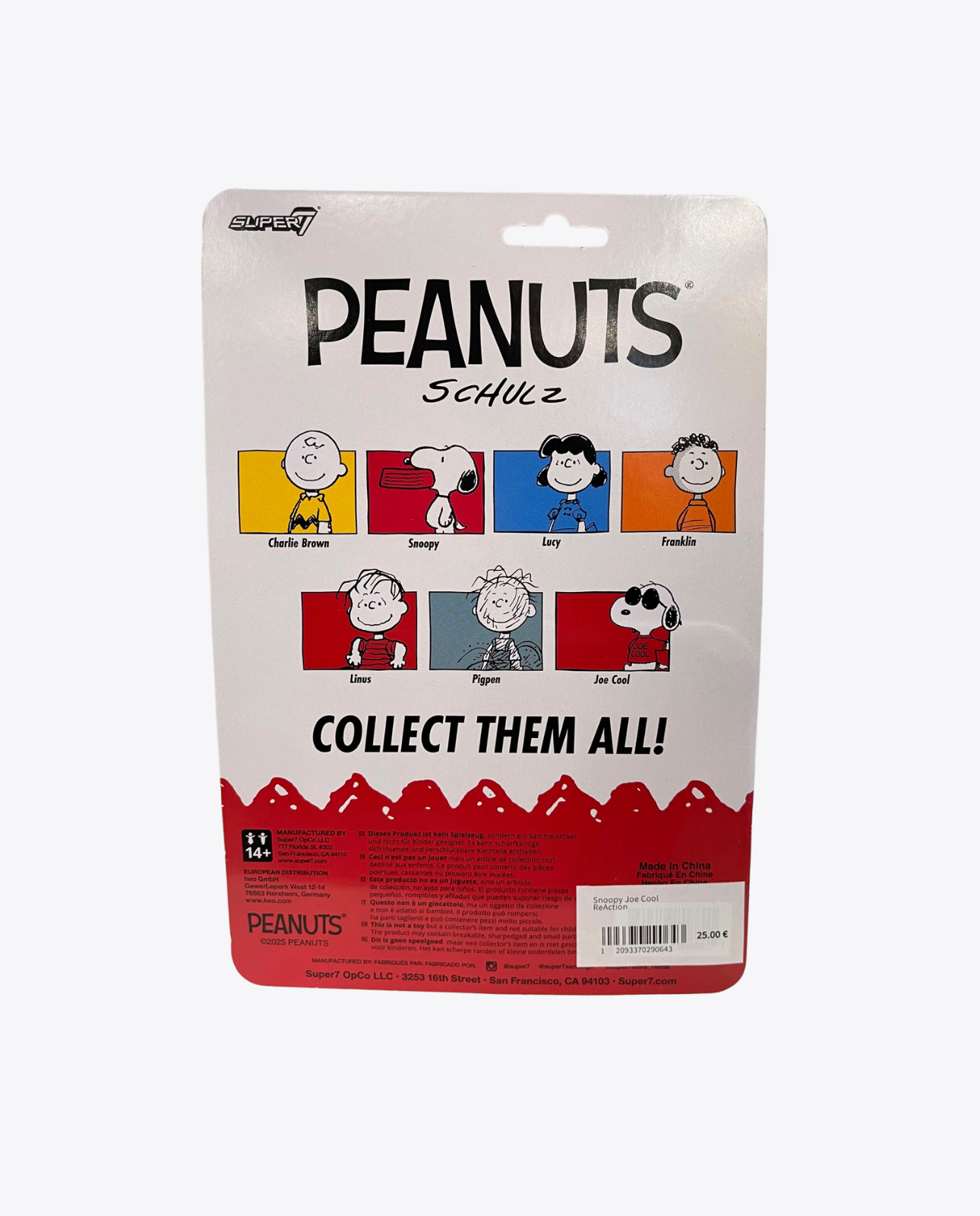 Figurine Snoopy Joe Cool ReAction