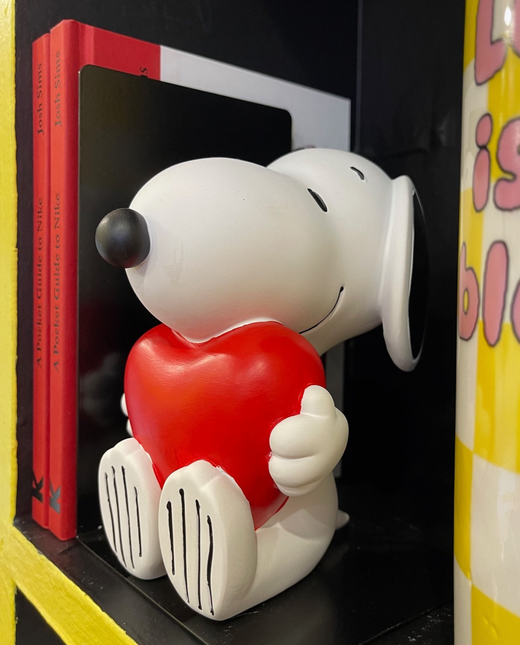 Serre-livre Snoopy Coeur