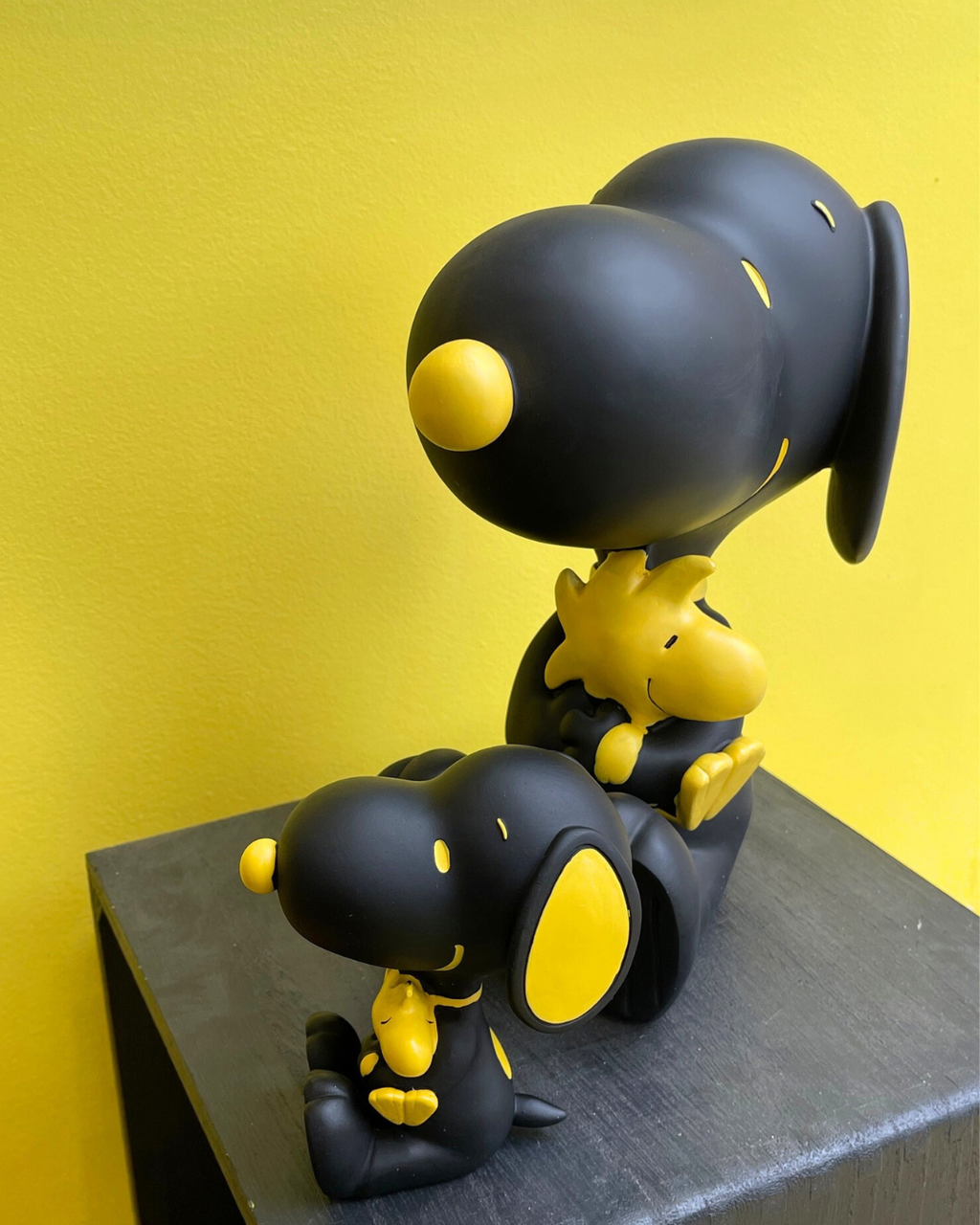 Snoopy et Woodstock noir