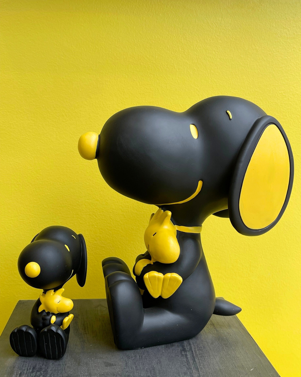 Snoopy et Woodstock noir