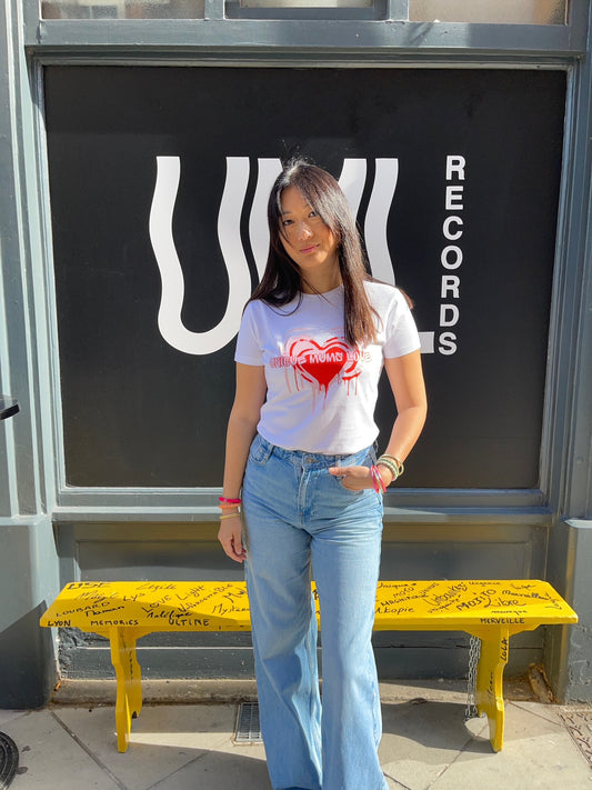 T-shirt Unique Mums Love rose