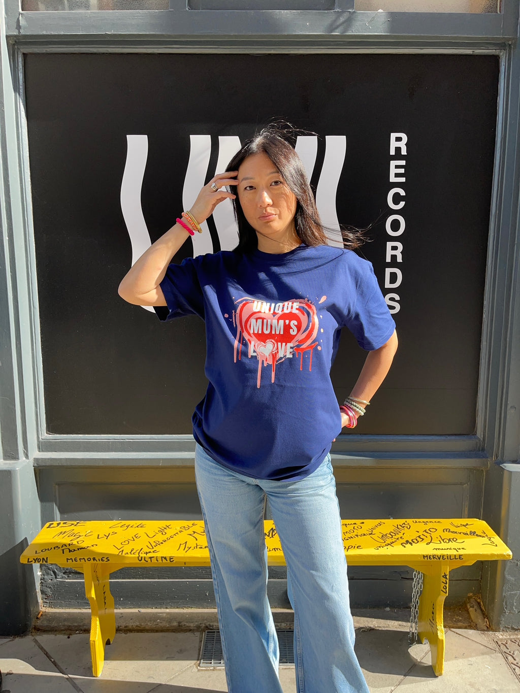 Unique Mums Love Oversize T-shirt