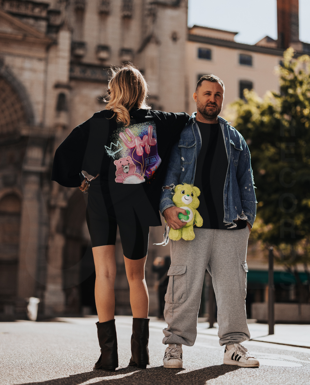 T-shirt Bisounours oversize UML RECORDS