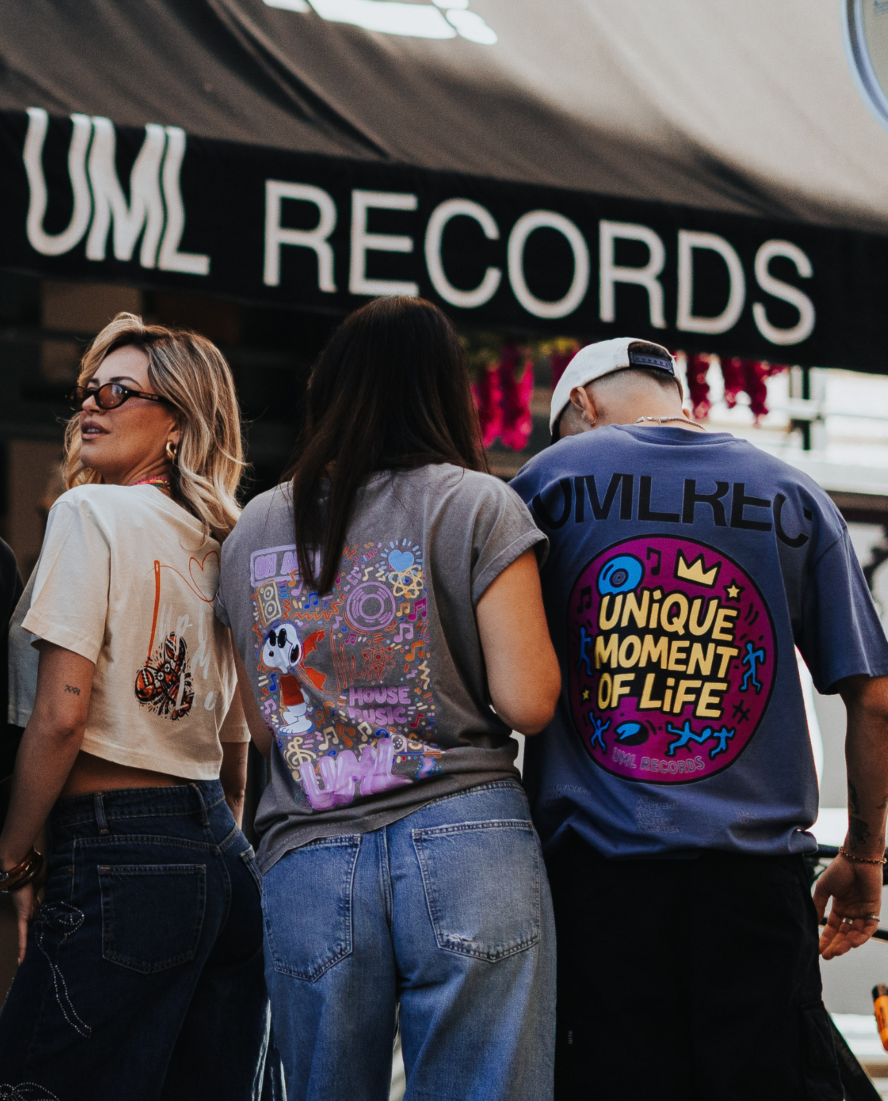 T-shirt On Air gris UML RECORDS