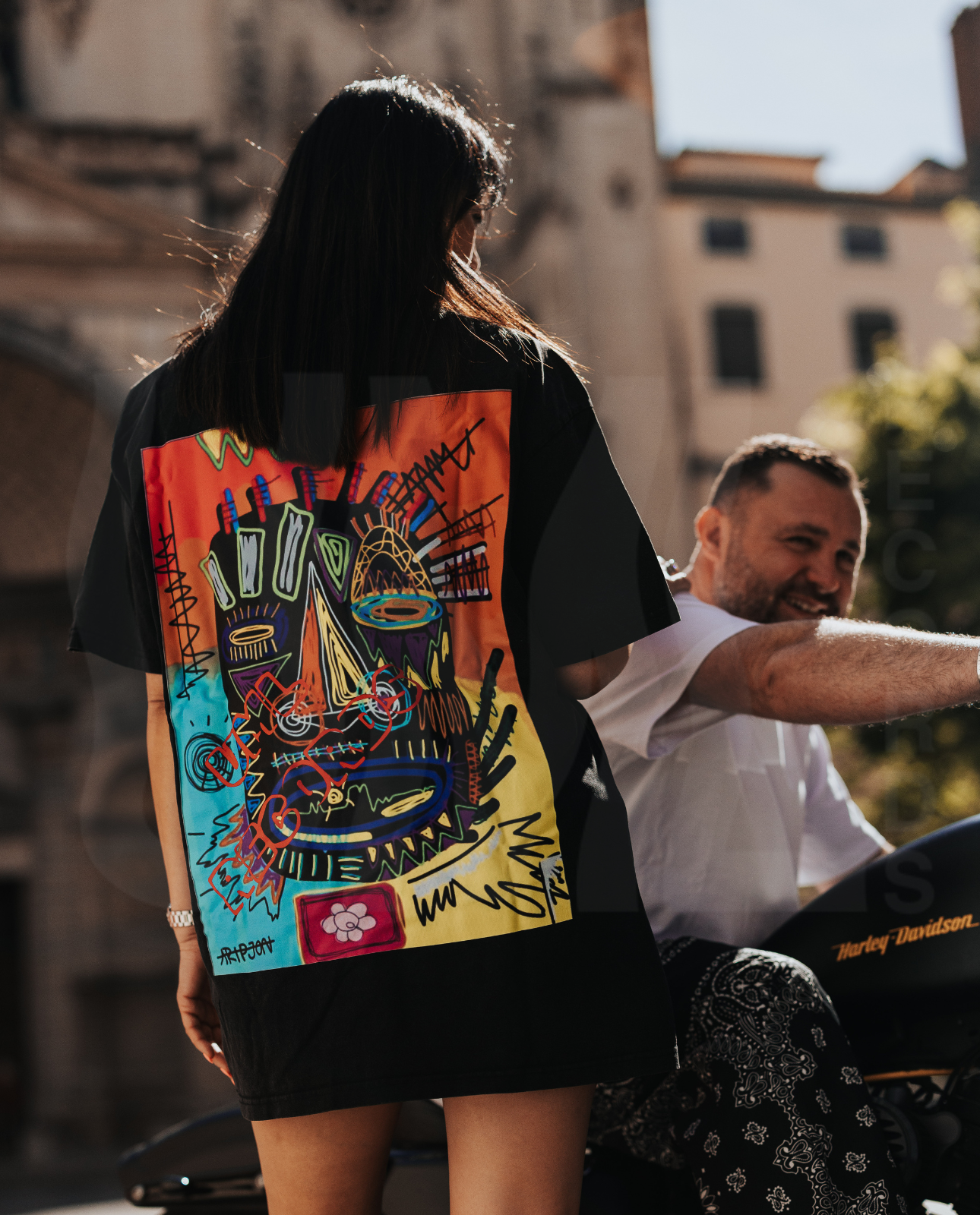 T-shirt Africa noir