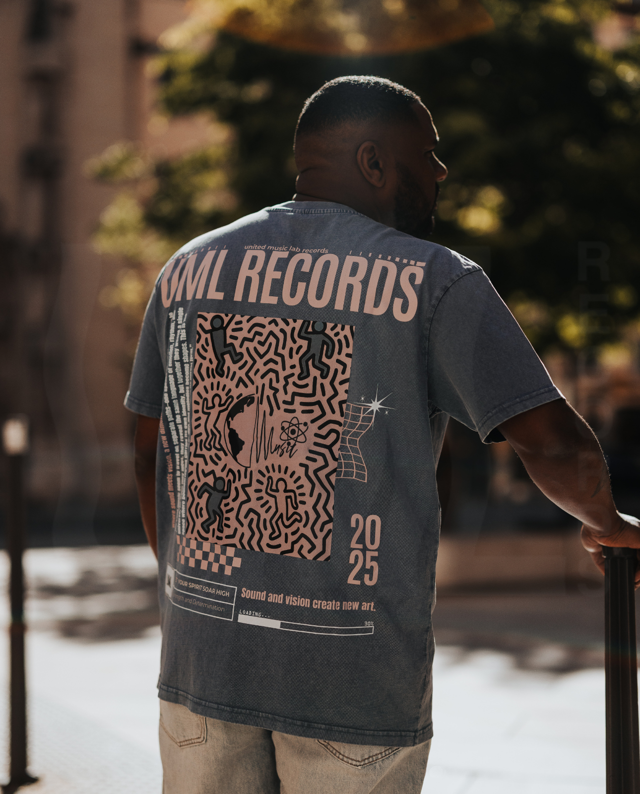 T-shirt Spirit vintageblue
