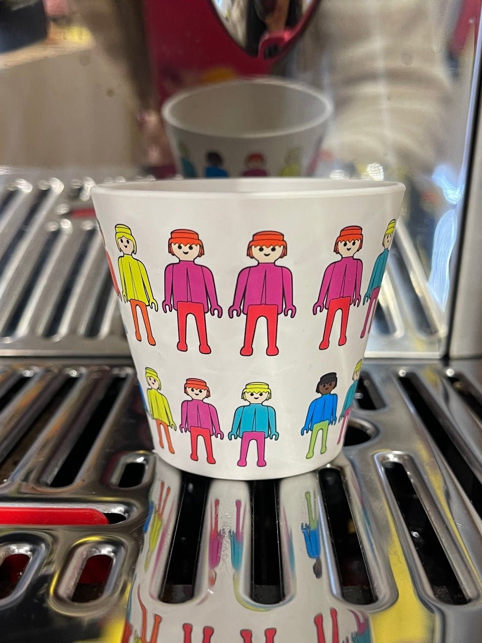 Tasse expresso Personnages Playmobil blanc