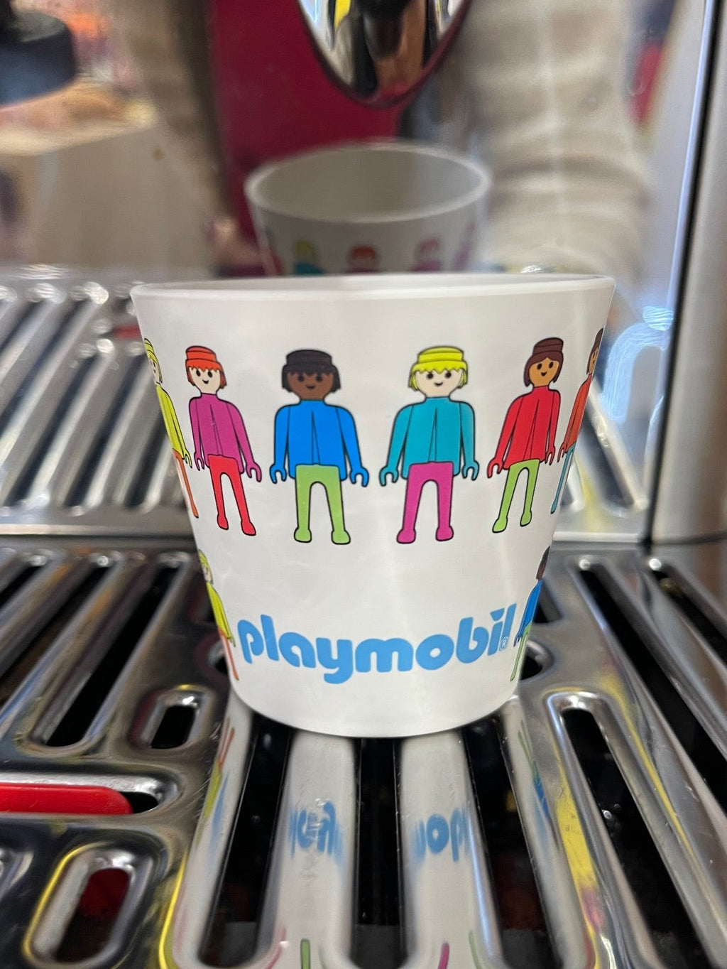 Tasse expresso Personnages Playmobil blanc