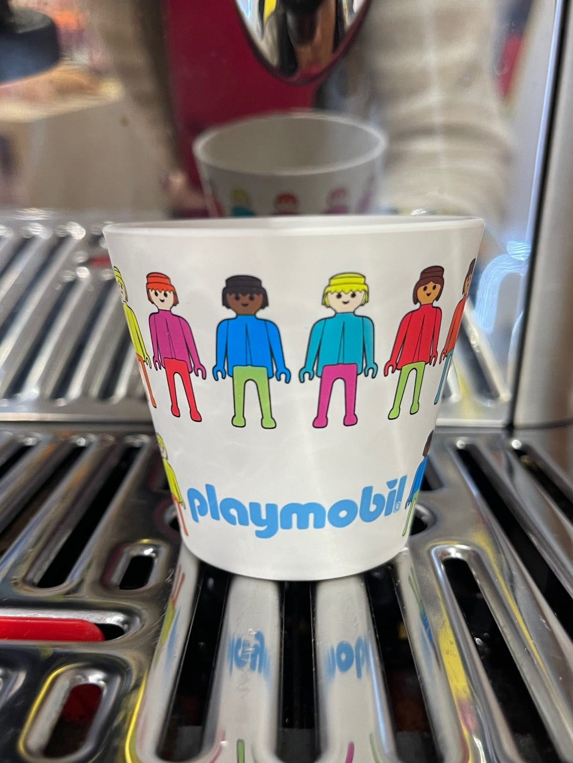 Tasse expresso Personnages Playmobil blanc