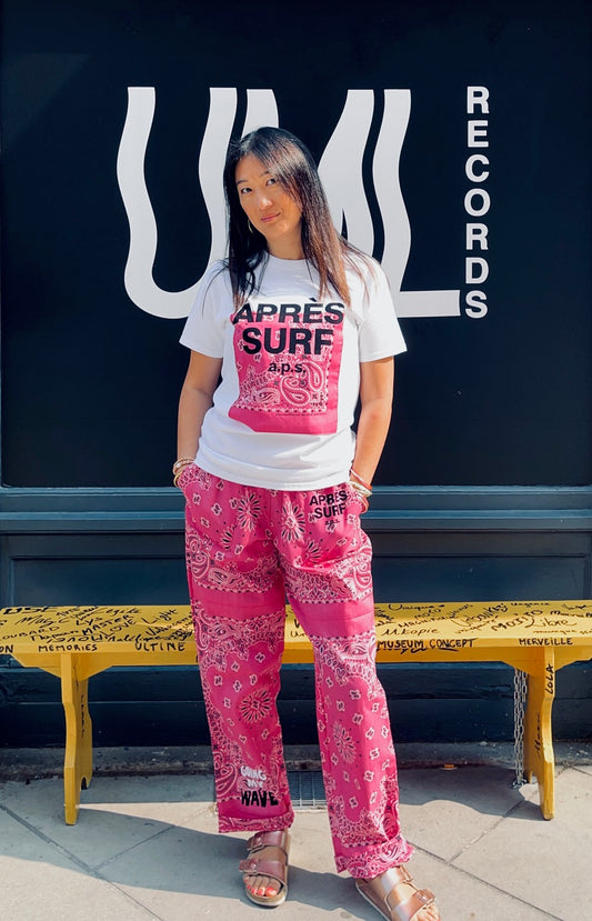 T-shirt Bandana fuschia Après Surf