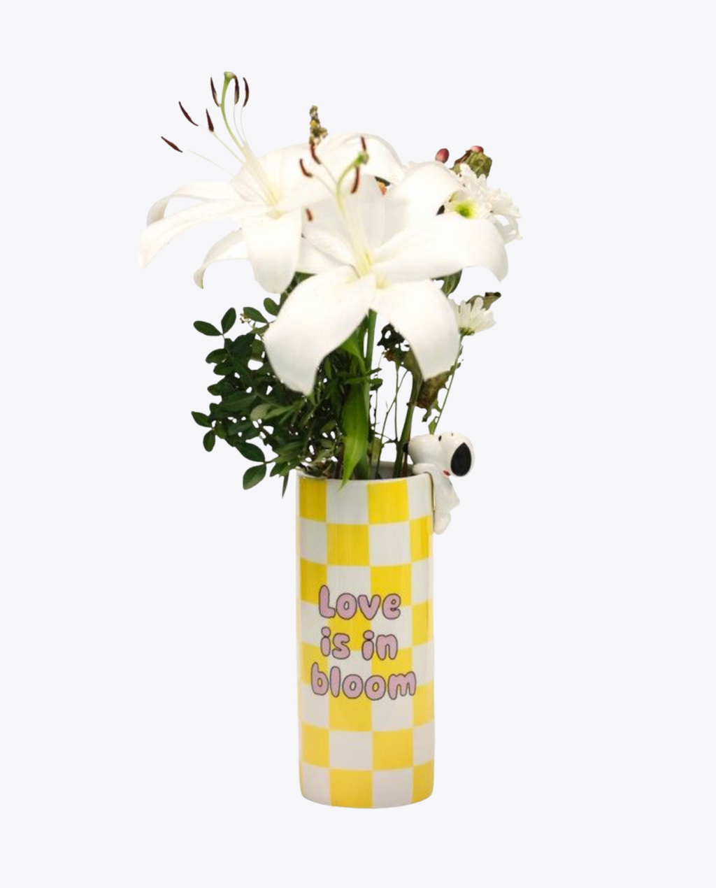 Vase Snoopy Love is in Bloom